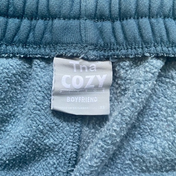 TNA Teal Boyfriend Sweatpants Size Extra Small - Picture 5 of 15